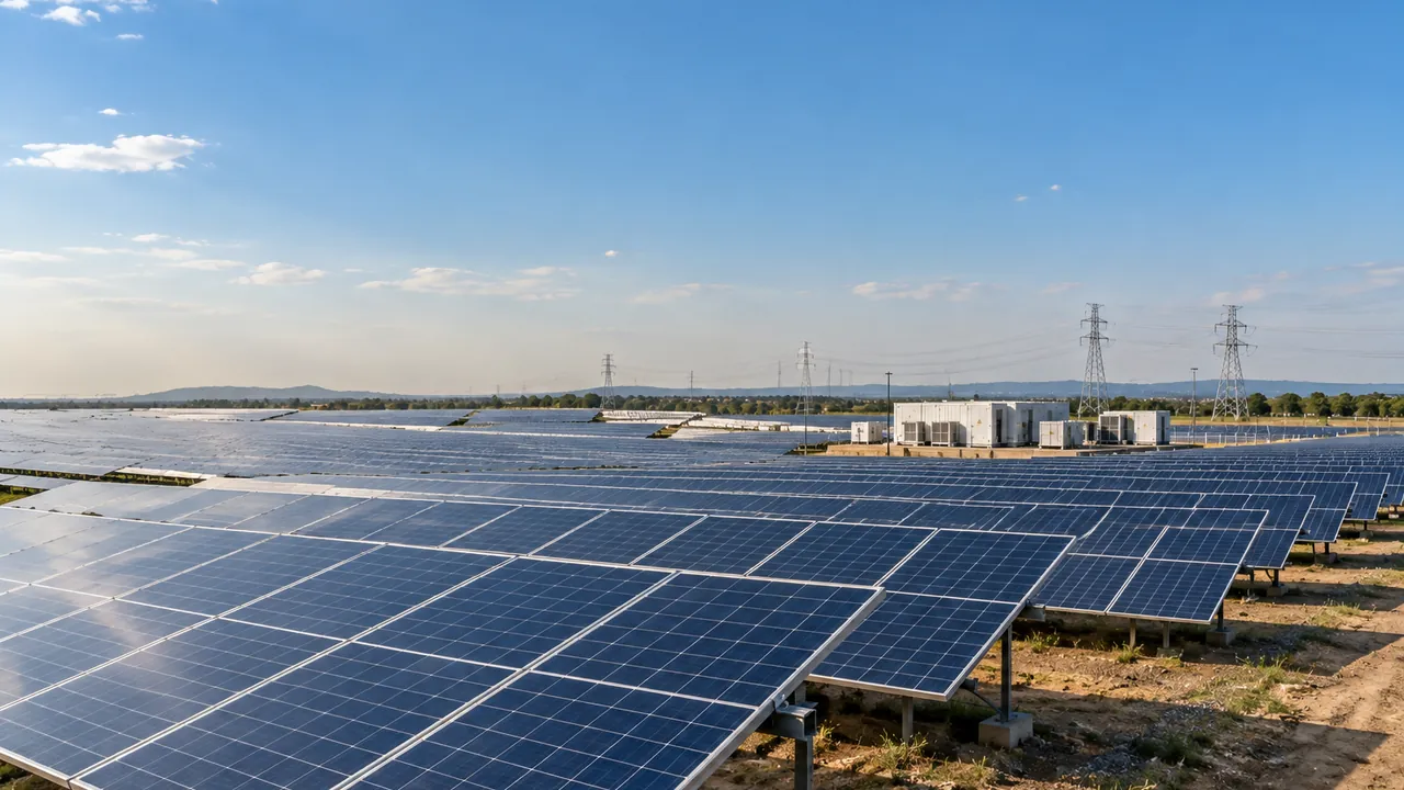 Utility-scale solar infrastructure